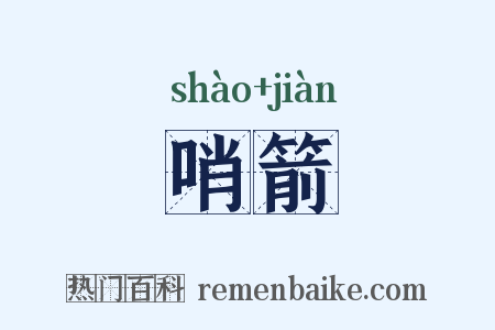 哨箭是什么意思的图片